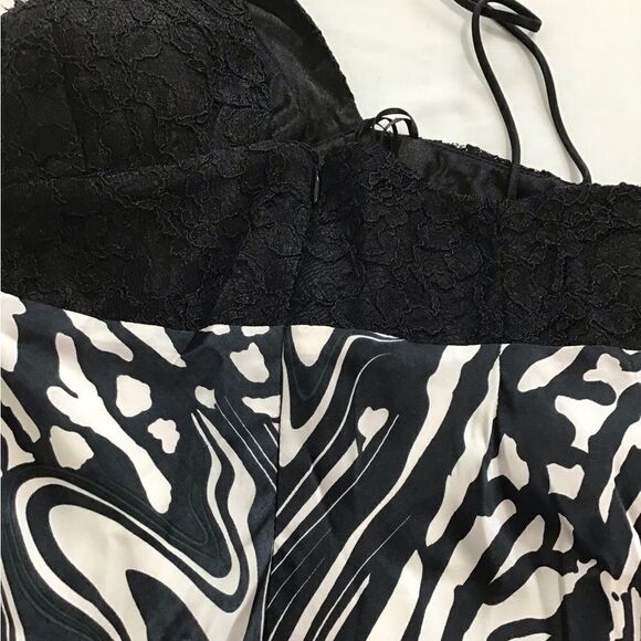 Mary L Couture Floral Silk Slip Dress Flowy Maxi Style Good Condition Size 2 - Picture 5 of 14